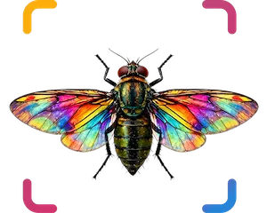 Colorful Bug Identifier app artwork